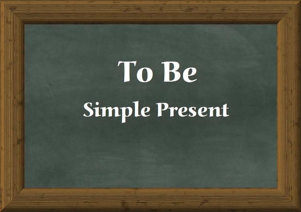 chalkboard to be simple present